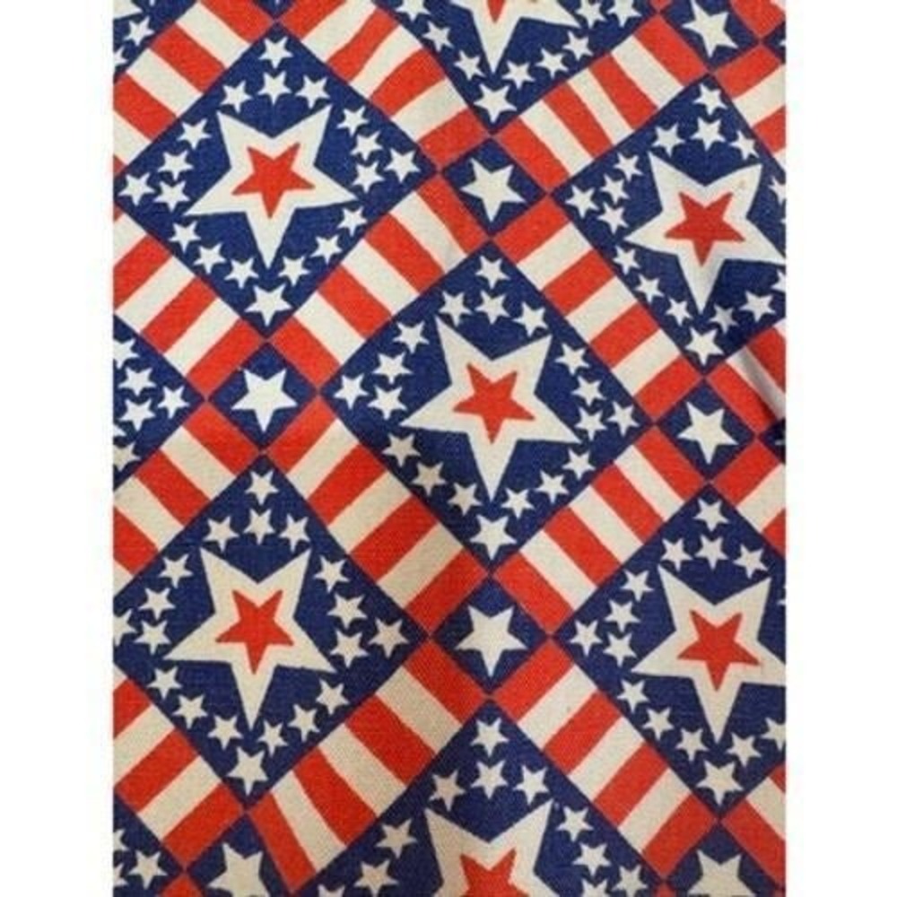 Vtg Handmade Women's 2 Pc Outfit USA Patriotic American Flag Small - Picture 7 of 16